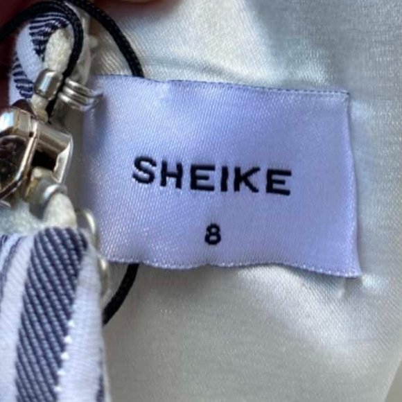 SHEIKE Monterey Stripe Strapless Wide Leg Cropped Jumpsuit - Picture 7 of 8